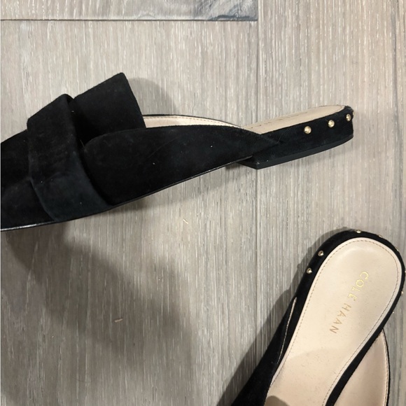 Cole Haan Women's Black Suede Mules size 7 - Picture 2 of 3